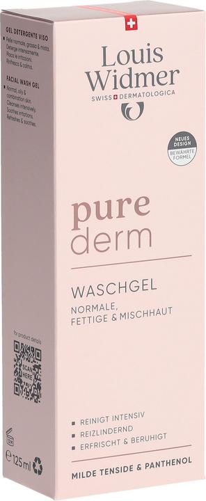 Actual product image Widmer Louis Purederm Waschgel parfumiert 125 ml (Gel, 125 ml)