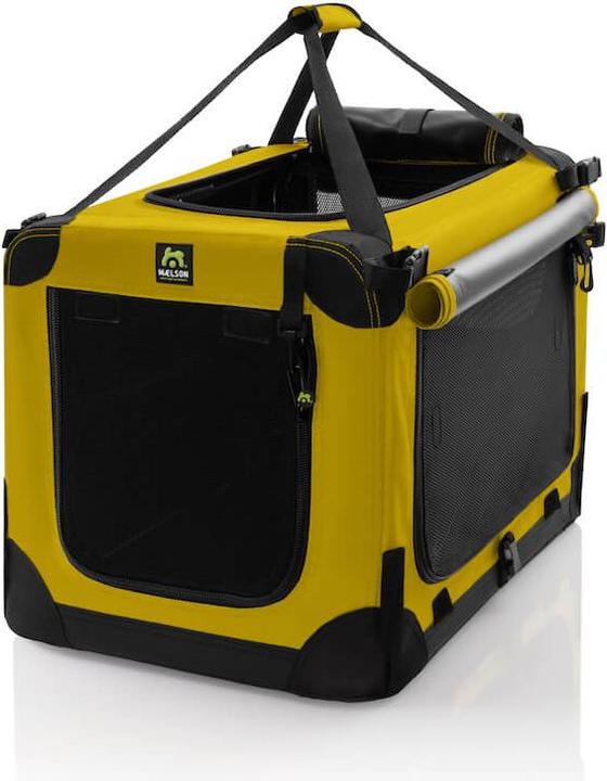 Produktbild Maelson Soft Kennel Hundebox in 3 Grössen - Saffron Yellow (Hund, Atmungsaktiv, Waschbar, Faltbar)
