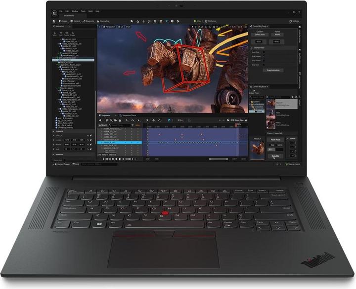 Produktbild Lenovo ThinkPad P1 Gen 6 (16", Intel Core i9-13900H, 32 GB, 1000 GB, DE)