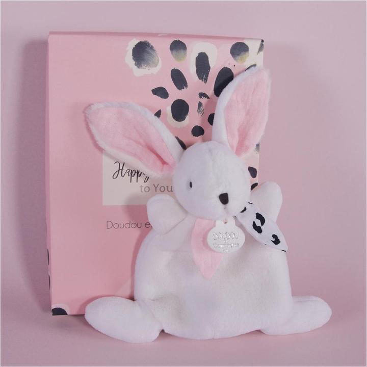 Doudou et Compagnie Happy Blush, Hase Schmusetuch 17cm
