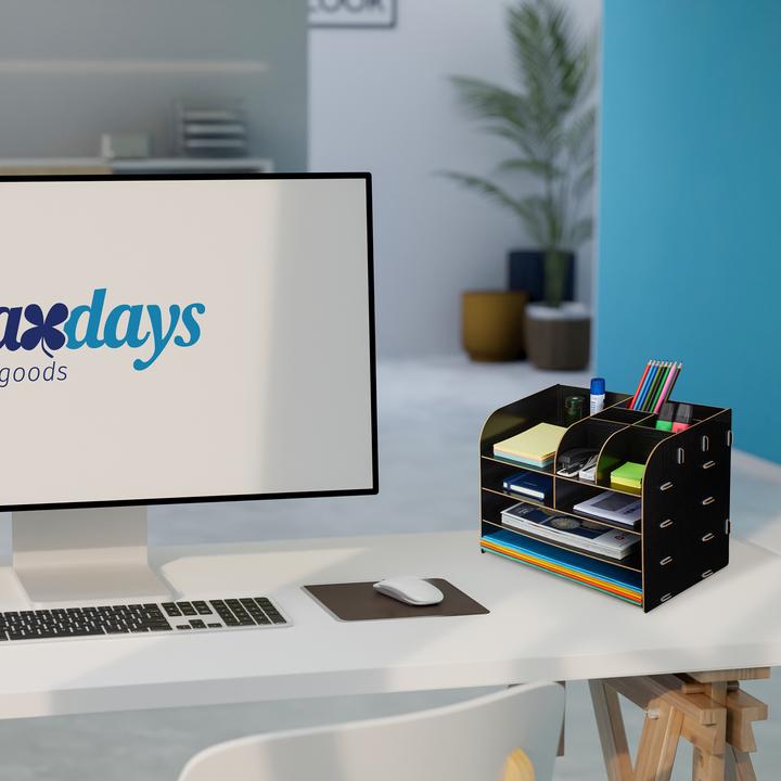 Actual product image Relaxdays Desk Organizer