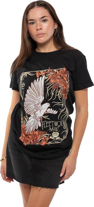 Immagine prodotto Fleetwood Mac Maglietta unisex adulto in cotone con colomba (XS)