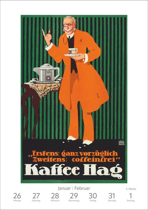 Produktbild Harenberg Alles Reklame! Wochen-Kulturkalender 2026 - 53 nostalgische Werbeplakate (Harter Einband, Deutsch)