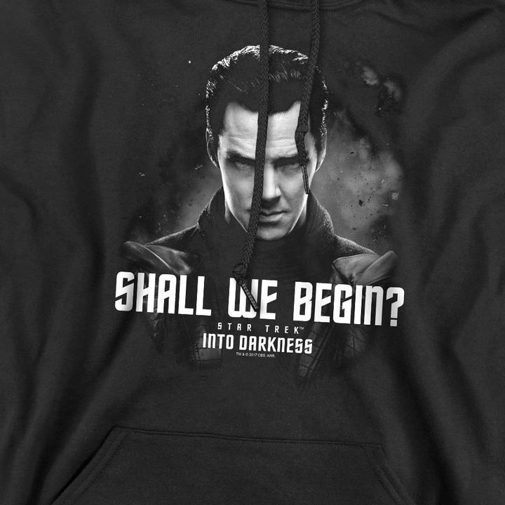 Immagine prodotto Star Trek: Into Darkness Shall We Begin Felpa con Cappuccio Uomo (XXL)