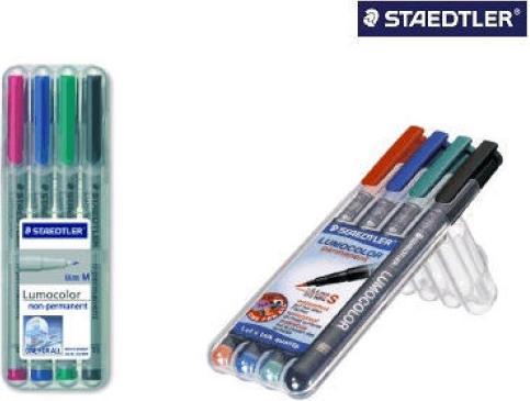 Produktbild Staedtler Lumocolor non-permanent (Mehrfarbig, 1 mm, 4 x)