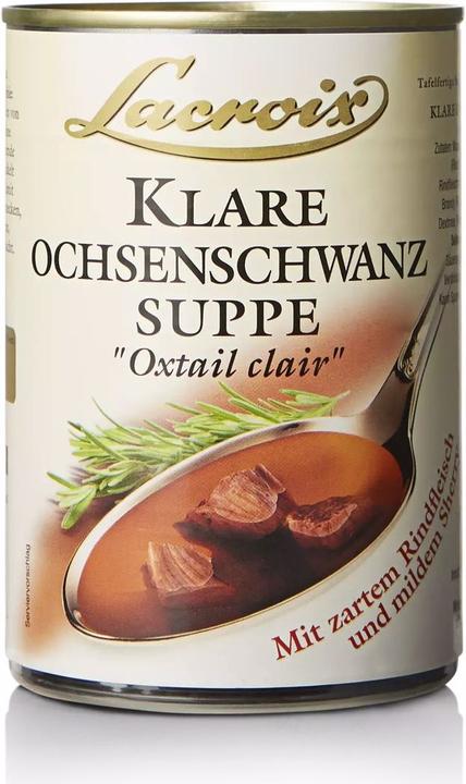Produktbild Lacroix Klare Ochsenschwanzsuppe "Oxtail claire" (400 ml)