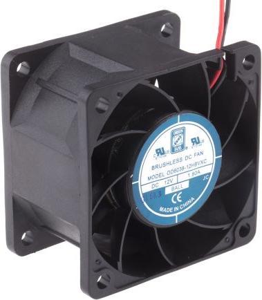 Image du produit Rs Pro Ventilateur axial cc 60mm 104m3/h 12Vcc (60 mm)