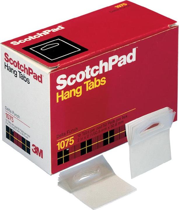 Immagine prodotto 3M Scotch Hang Tabs con perforazione Delta (0.05 mm)