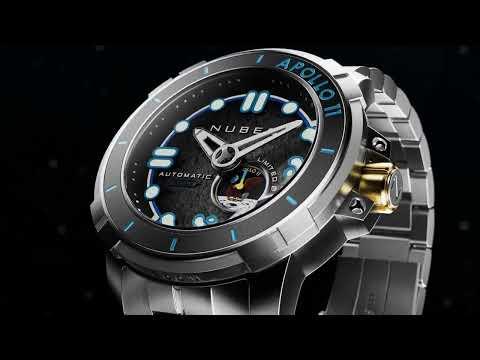 Actual product image Nubeo NB-6093-33 Apollo 55th (Rotating bezel left)