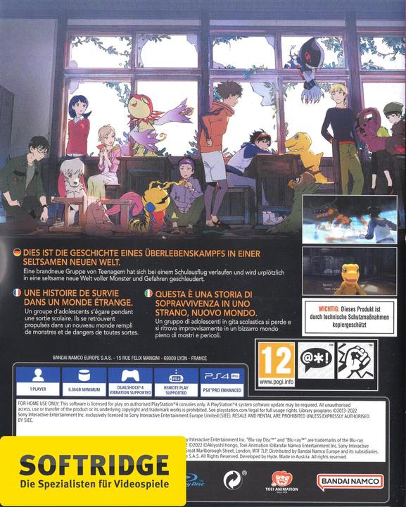Actual product image Bandai Namco Digimon Survive (PS4, FR, DE)