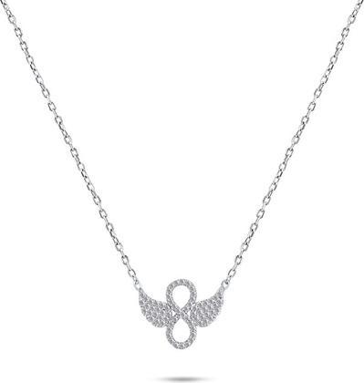 Immagine prodotto Brilio Argento - Elegante collana in argento con zirconi NCL46W