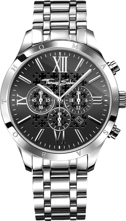 Thomas Sabo Herrenuhr Rebel (Analoguhr, 43 mm)