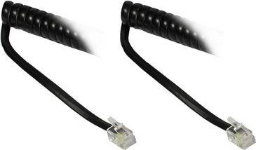Image du produit Good Connections Câble pour combiné téléphonique (câble spiralé), noir, 2m, ®.