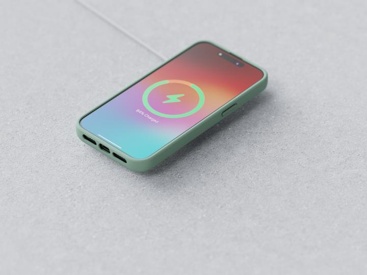 Produktbild Njord Hard-Cover Fabric MagSafe Case Turquoise (Apple iPhone 15 Pro)