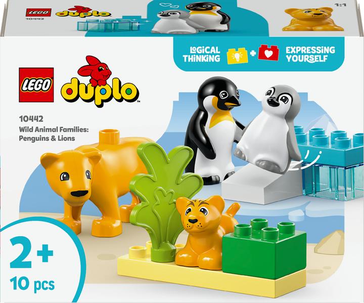 Produktbild LEGO Wildtier-Familien: Pinguine und Löwen (10442)