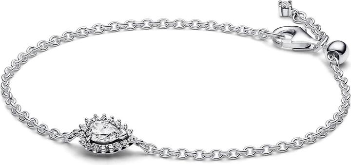 Pandora Funkelndes Birnen Kranz Gliederarmband (20 cm, Sterling Silber 925)