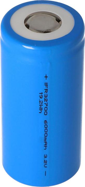 Produktbild Cottcell LiFePO4 Lithium-Eisenphosphat, Masse beachten 32700 (1 Stk., 6000 mAh)
