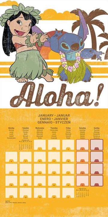 Produktbild Lilo & Stitch Kalender 2025 Quadratisch (Deutsch)