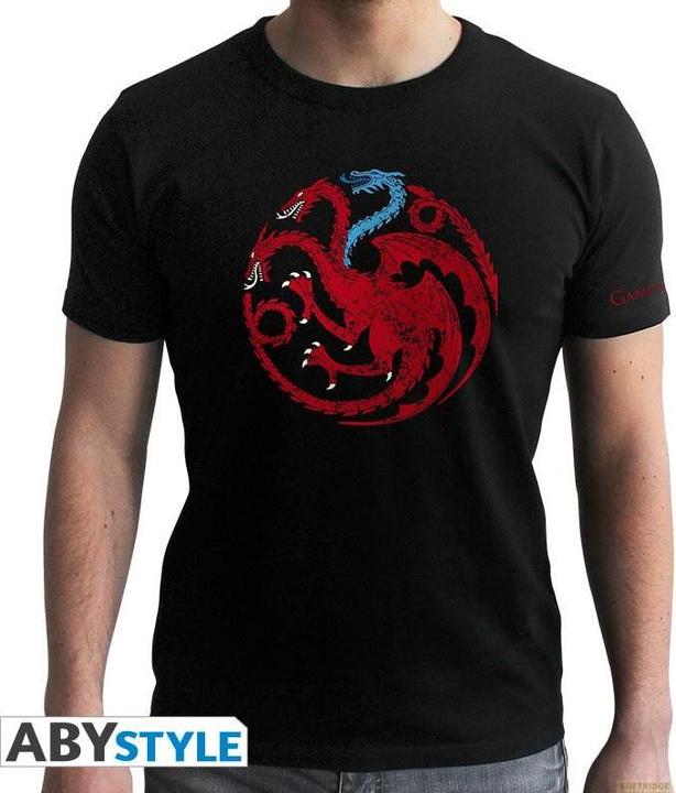 ABYstyle GAME OF THRONES - Tshirt Targaryen Viserion man SS black - new fit