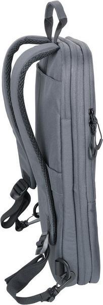 Actual product image Troika CYCLE EXPANDABLE Laptop-Rucksack aus recyceltem Meerenplastik, 100% rPET, dunkelgrau (14 l)
