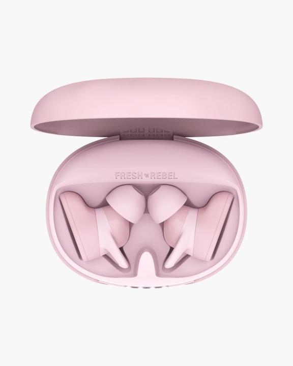 Produktbild Fresh'N Rebel Fresh 'n Rebel Twins Move - Sport Oordopjes - Draadloos - Waterdicht IPX4 - Pastel Pink (keine Geräuschunterdrückung, 30 h, Kabellos)