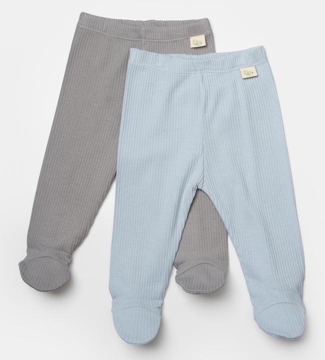 Produktbild BabyCosy Strickhose mit Fuss, 2 Pack (68)