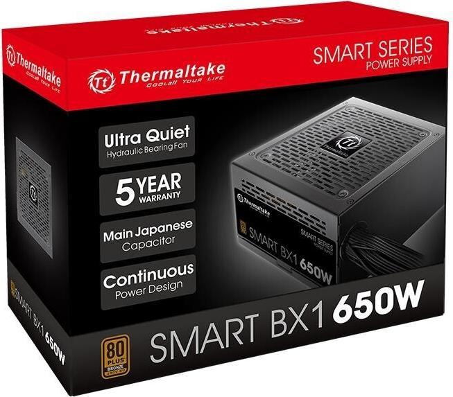 Produktbild Thermaltake Power Smart BX1 PS-SPD-0650NNSABE-1 (650 W, aktiv, 120 mm) (650 W)