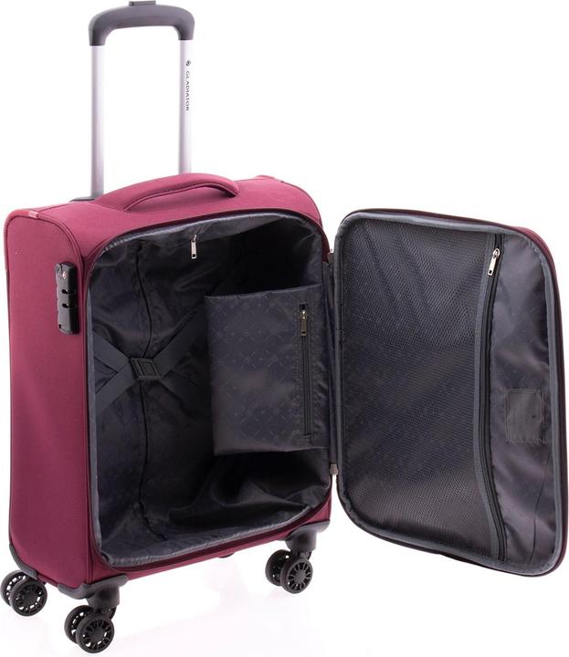 Actual product image Wüsthof 3700 4-wheel cabin trolley 55 cm with stretch fold (36 l, Hand luggage (up to 50 litres))