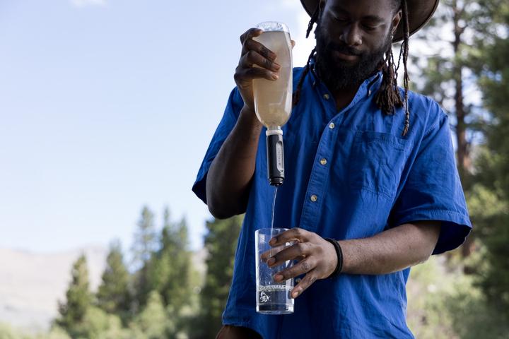 Image du produit LifeStraw Bouteille Peak Squeeze 650ml (bleu) (0.65 l)