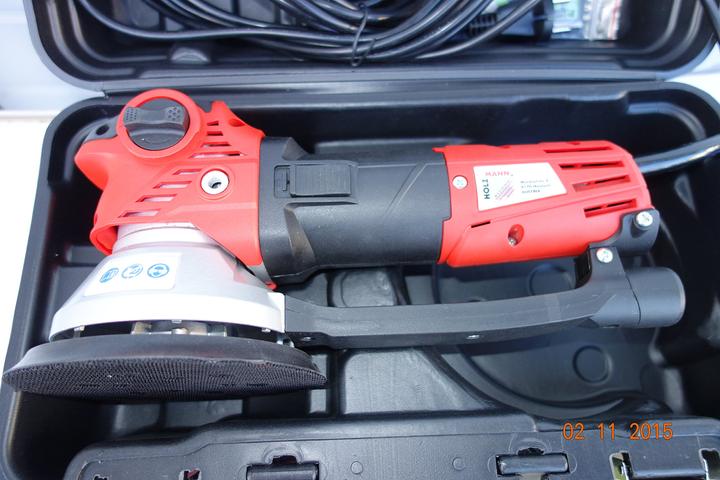 Actual product image Holzmann Random orbital sander incl. case (Eccentric grinder, 710 W)