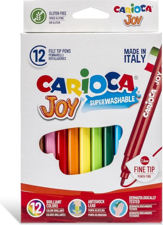 Actual product image Carioca Fiber pen Joy (Multicoloured, 12 x)