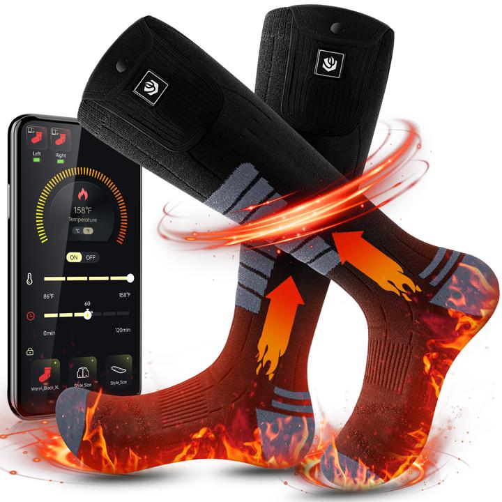 Kiwikā Heizsocken warme Füsse (S, M, L)