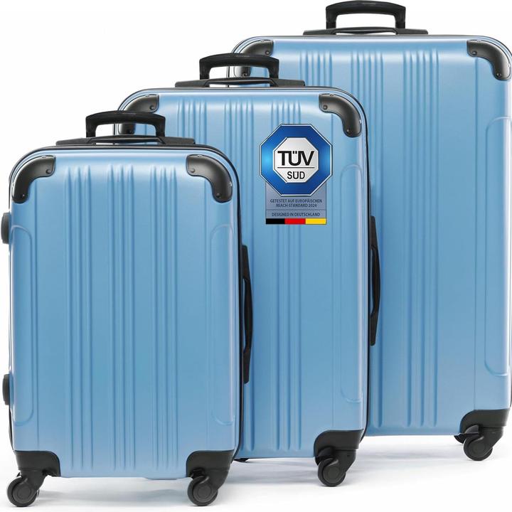 Immagine prodotto Fergé 3-teiliges Hartschalen-Reisekoffer-Set (110 l)