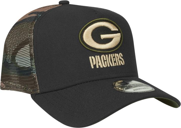 Actual product image New Era Snapback Trucker Cap - Green Bay Packers wood camo (One size)