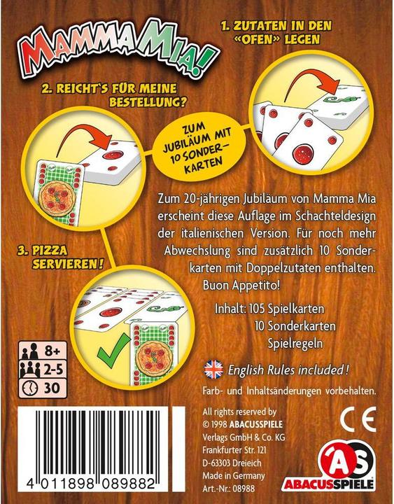Produktbild Abacus Mamma Mia! (Deutsch)