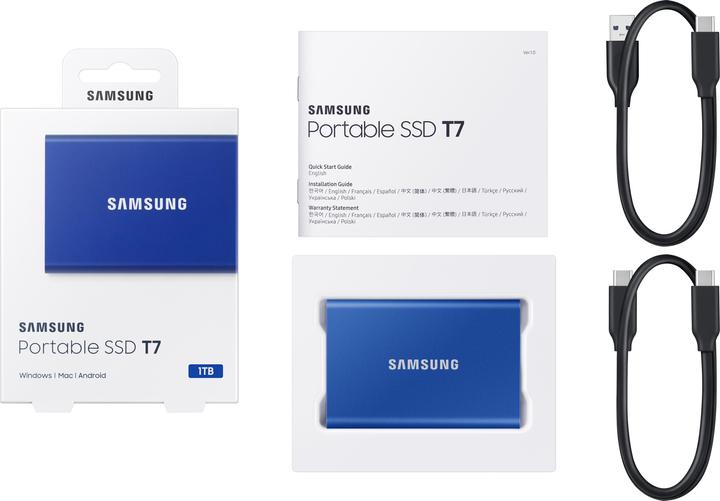Immagine prodotto Samsung Portable T7 Blue (1000 GB)