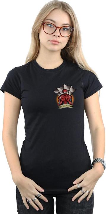 Produktbild SpiderMan Tattoo Breast Print TShirt (L)
