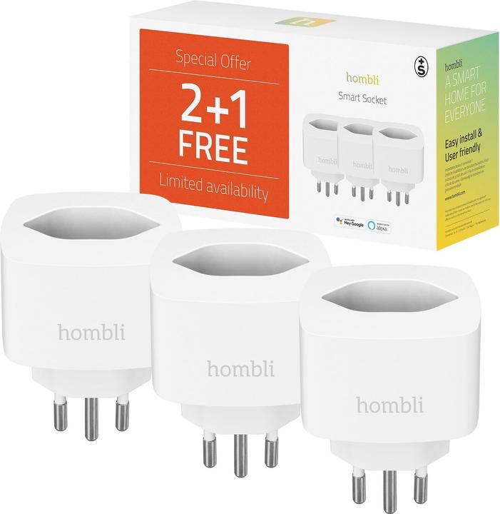 Image du produit Hombli Smart Swiss Socket 2+1