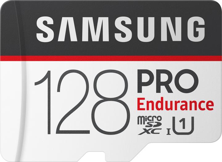 Actual product image Samsung Pro Endurance microSD UHS-I (128 GB, microSDXC, U3, UHS-I)