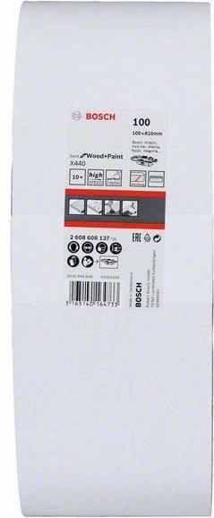 Image du produit Bosch Professional Zubehör PRO X440 bande abrasive, 100 x 610 mm, G100 (100)