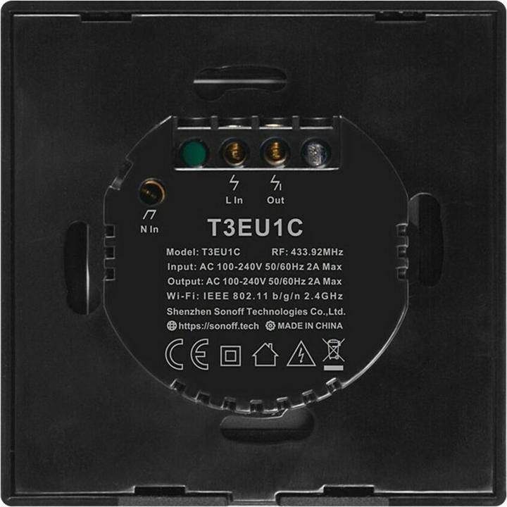 Actual product image Sonoff Wall switch