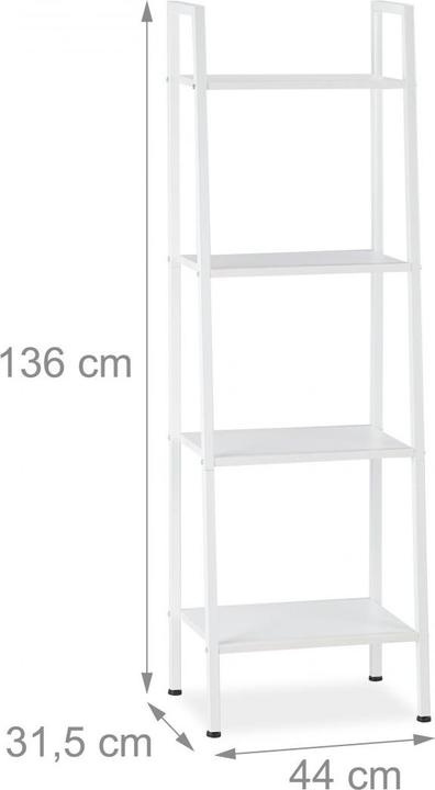 Produktbild Relaxdays Standregal (44 x 31.5 x 136 cm)