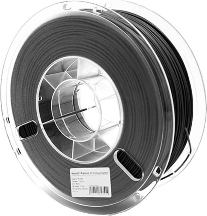 Produktbild Raise3D Filament Premium TPU-95A Black 1.0kg 1.75mm (TPU, 1.75 mm, 1000 g, Schwarz)