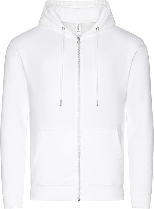 Awdis Hoodie mit durchgehendem Reissverschluss Baumwolle aus biologischem Anbau