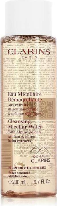 Valeurs nutritives et ingrédients Clarins Eau Micellaire Démaquillante (Eau micellaire, 200 ml)