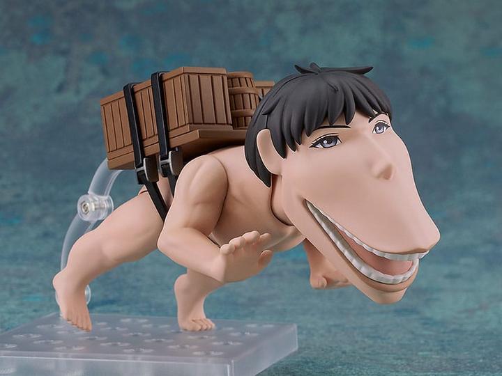 Actual product image Good Smile Company Attack on Titan figurine Nendoroid Cart Titan 7 cm