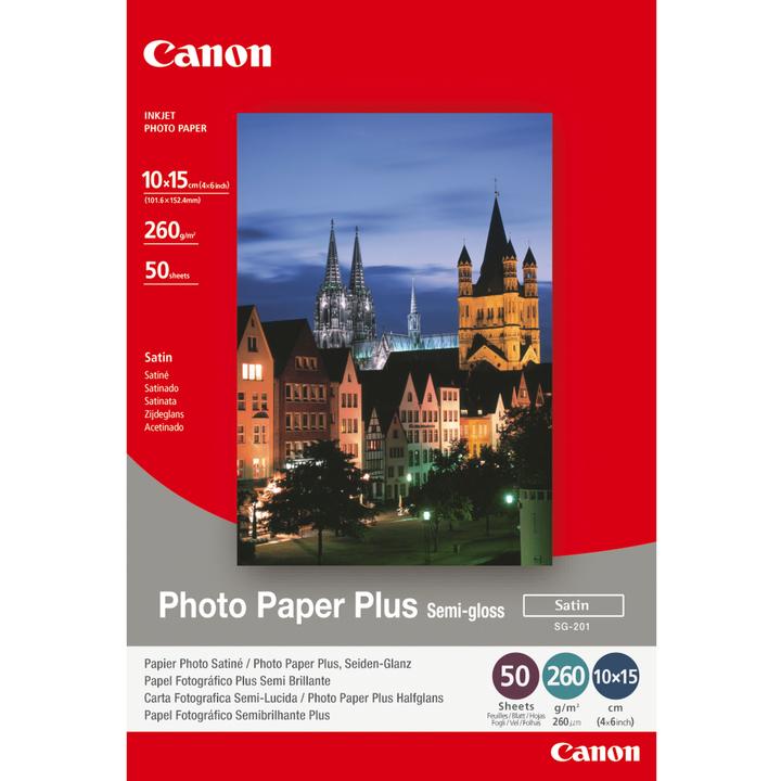 Produktbild Canon SG-201 Plus Semi-Gloss (260 g/m², 10 x 15 cm, 50 x)