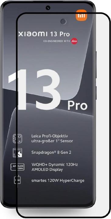 Actual product image Protectorking 3x Ceramic-Glass Full Cover HD Klar (3 Piece, Xiaomi 13 Lite)