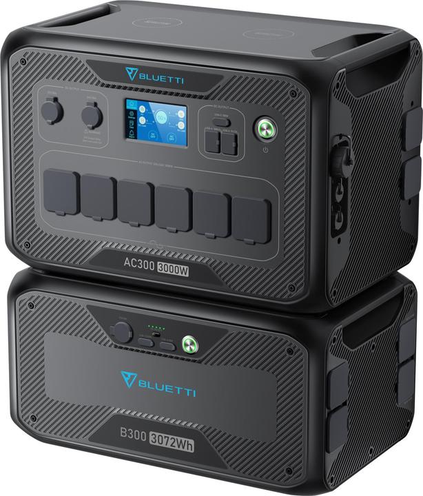 Bluetti AC300+B300 (3072 Wh, 21.60 kg)