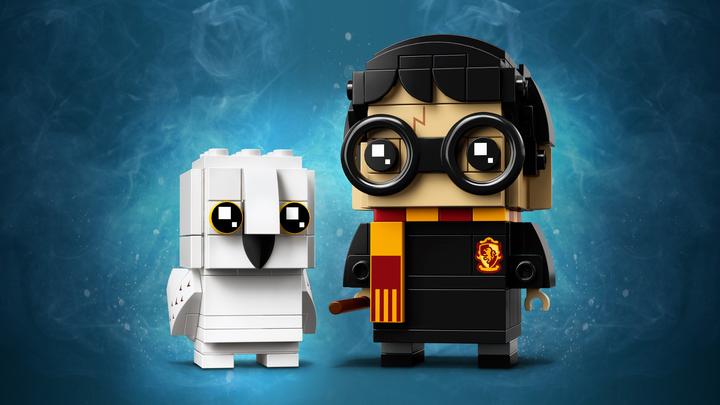 Produktbild LEGO Harry Potter und Hedwig (41615, LEGO Brickheadz)